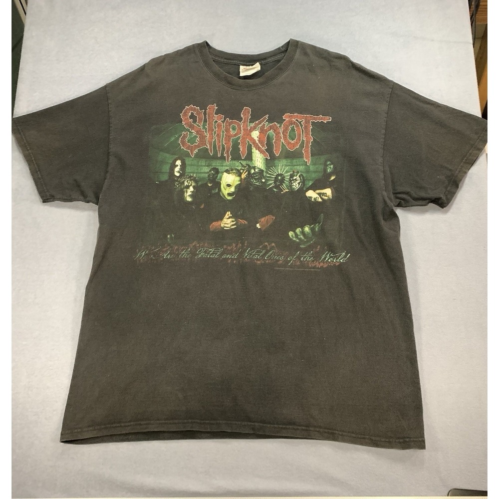 2008 Slipknot Black T-shirt XL we are the Fatal and vital Ones Of The World
